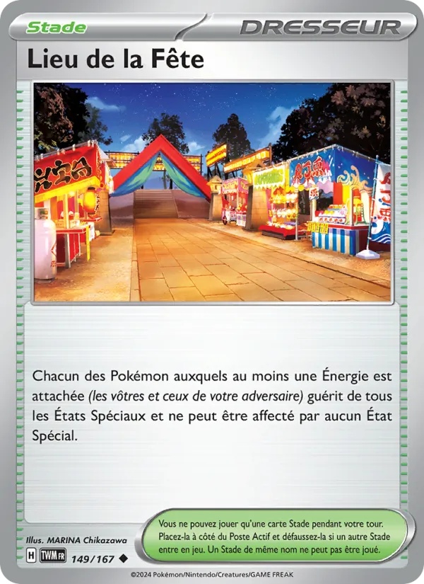 Lieu de la Fête 149/167 - Mascarade Crépusculaire - Reverse - Pokémon JCC