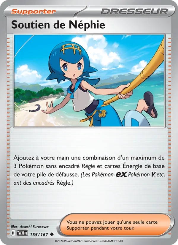 Soutien de Néphie 155/167 - Mascarade Crépusculaire - Reverse - Pokémon JCC