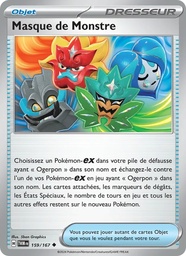 Masque de Monstre 159/167 - Mascarade Crépusculaire - Reverse - Pokémon JCC