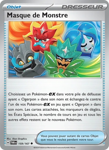 Masque de Monstre 159/167 Holo