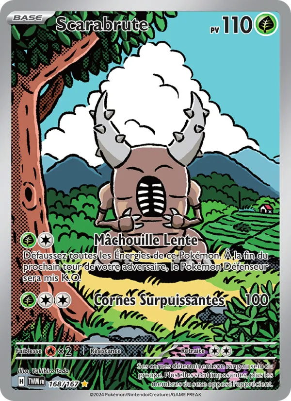 Scarabrute 168/167 - Mascarade Crépusculaire - Holo - Pokémon JCC