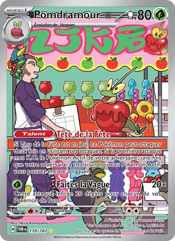 Pomdramour 170/167 - Mascarade Crépusculaire - Holo - Pokémon JCC