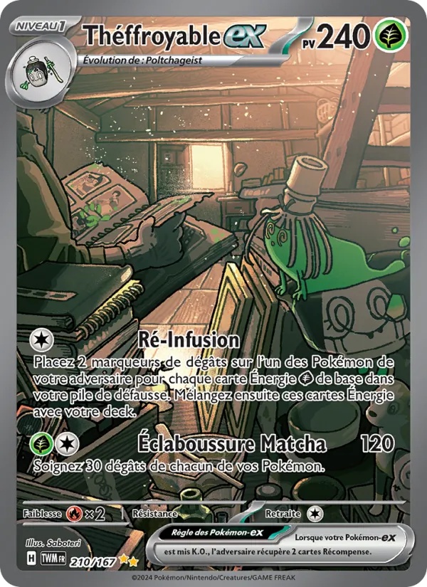 Théffroyable-ex 210/167 - Mascarade Crépusculaire - Holo - Pokémon JCC