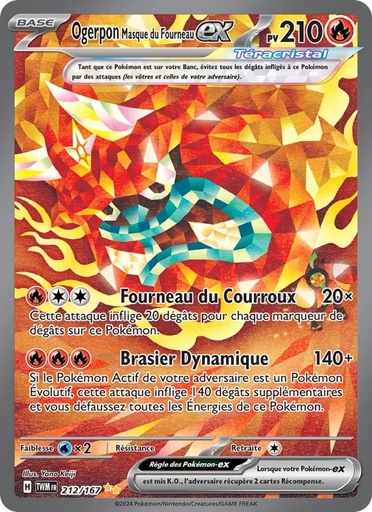 Ogerpon Masque du Fourneau-ex 212/167 Holo