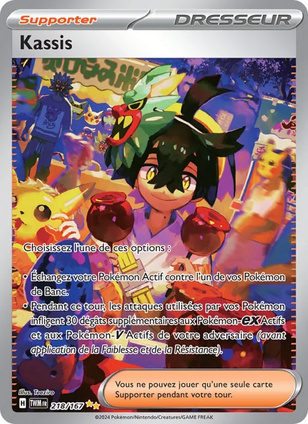 Kassis 218/167 - Mascarade Crépusculaire - Holo - Pokémon JCC