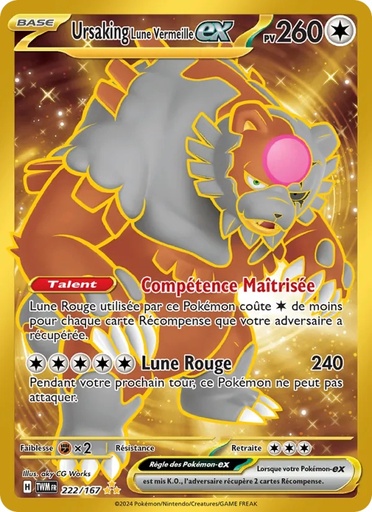 Ursaking Lune Vermeille-ex 222/167 Holo