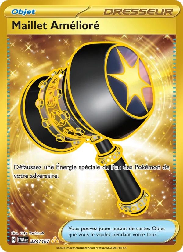 Maillet Amélioré 224/167 - Mascarade Crépusculaire - Holo - Pokémon JCC
