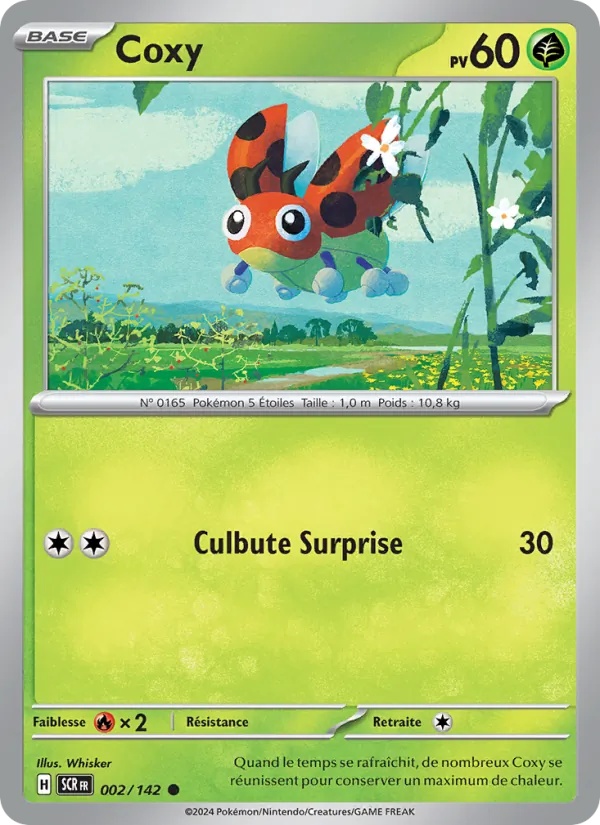 Coxy 002/142 - Couronne Stellaire - Reverse - Pokémon JCC
