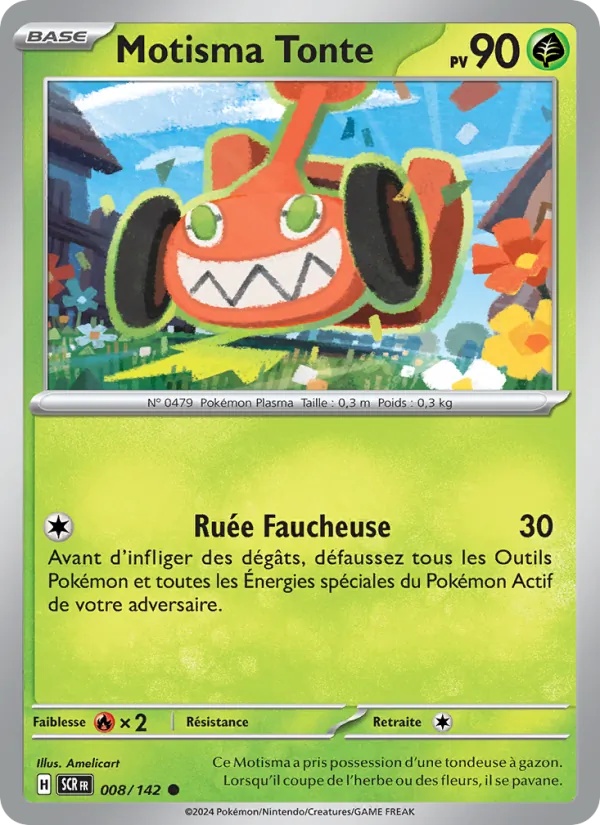 Motisma Tonte 008/142 - Couronne Stellaire - Reverse - Pokémon JCC