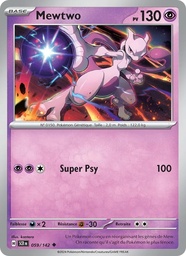 Mewtwo 059/142 - Couronne Stellaire - Reverse - Pokémon JCC