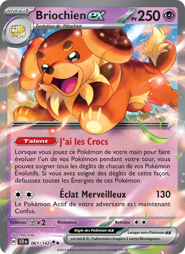 Briochien-ex 067/142 - Couronne Stellaire - Holo - Pokémon JCC
