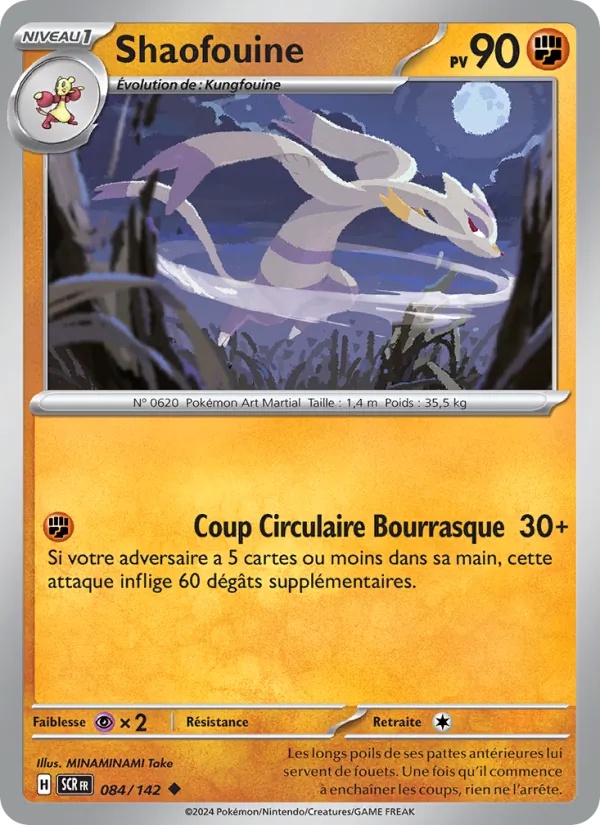 Shaofouine 084/142 - Couronne Stellaire - Reverse - Pokémon JCC