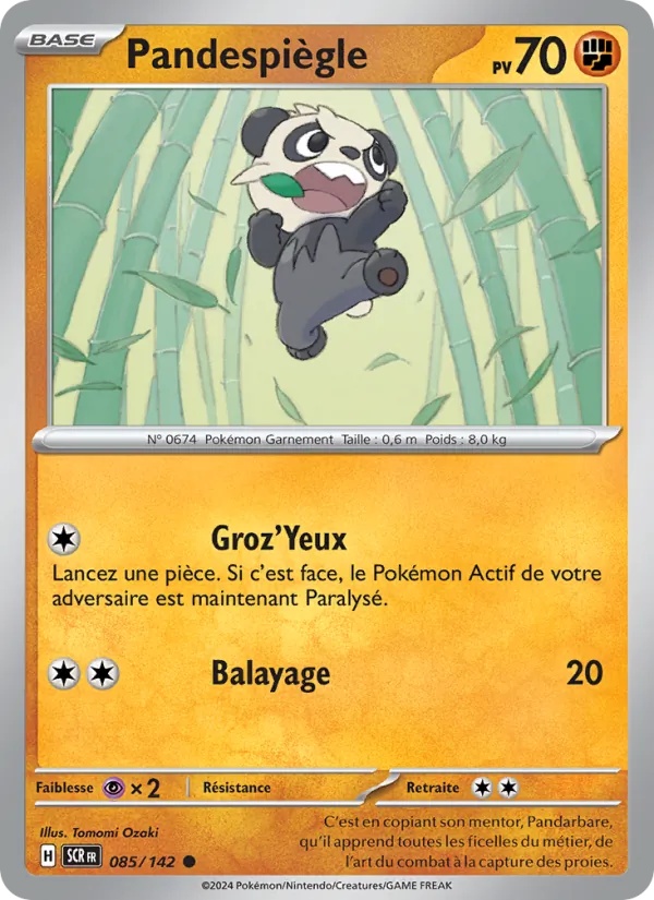Pandespiègle 085/142 - Couronne Stellaire - Reverse - Pokémon JCC