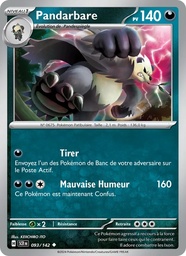 Pandarbare 093/142 - Couronne Stellaire - Reverse - Pokémon JCC