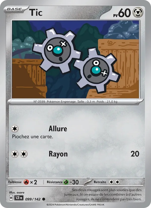 Tic 099/142 - Couronne Stellaire - Reverse - Pokémon JCC