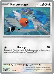 Passerouge 121/142 - Couronne Stellaire - Reverse - Pokémon JCC