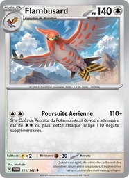 Flambusard 123/142 - Couronne Stellaire - Reverse - Pokémon JCC