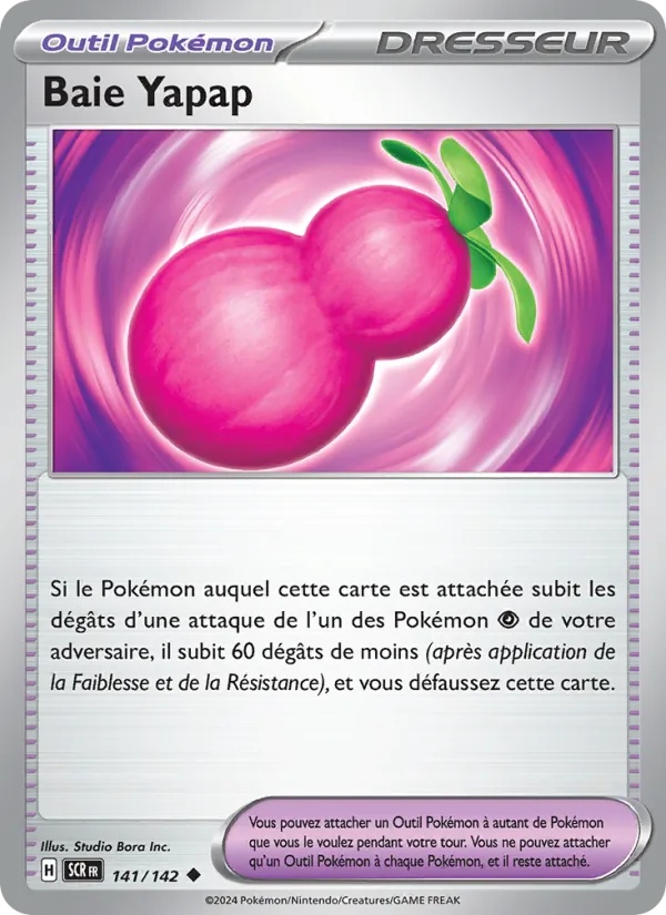 Baie Yapap 141/142 - Couronne Stellaire - Reverse - Pokémon JCC
