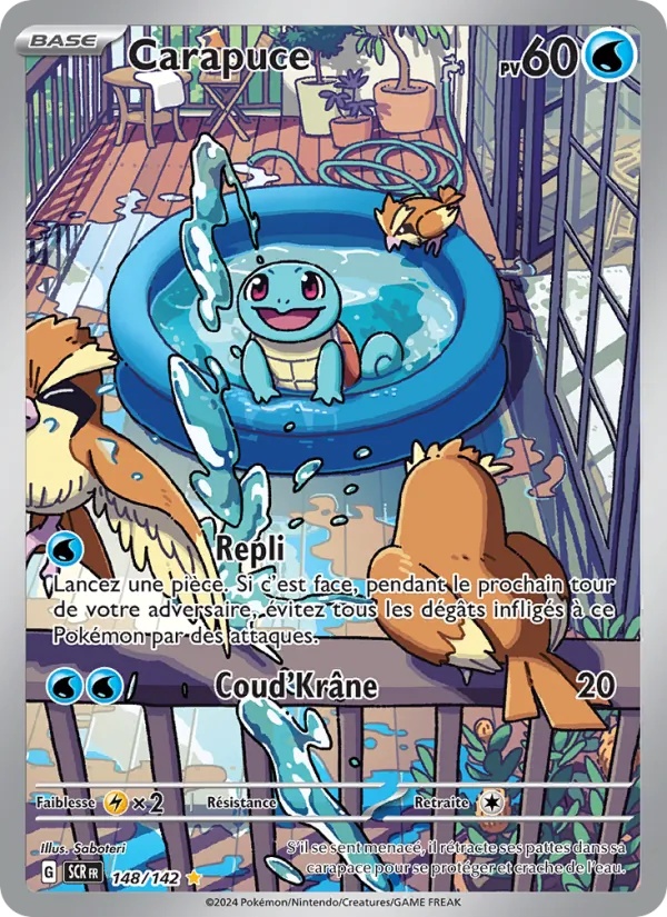 Carapuce 148/142 - Couronne Stellaire - Holo - Pokémon JCC