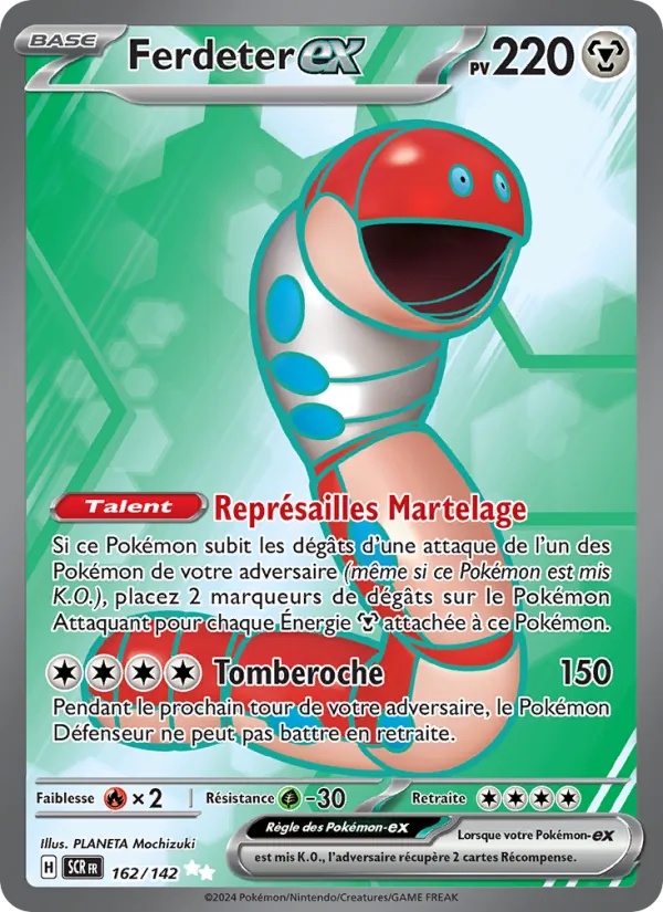 Ferdeter-ex 162/142 - Couronne Stellaire - Holo - Pokémon JCC