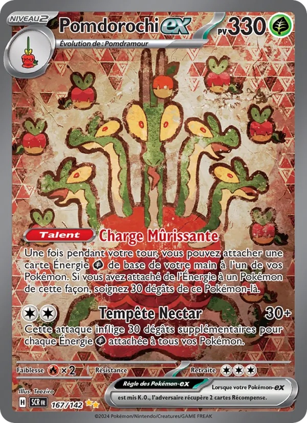 Pomdorochi-ex 167/142 - Couronne Stellaire - Holo - Pokémon JCC