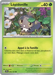 Lépidonille 005/191 - Étincelles Déferlantes - Reverse - Pokémon JCC