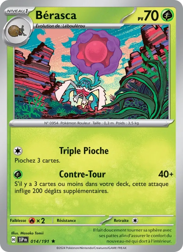 Bérasca 014/191 - Étincelles Déferlantes - Reverse - Pokémon JCC