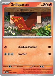 Grillepattes 027/191 - Étincelles Déferlantes - Reverse - Pokémon JCC