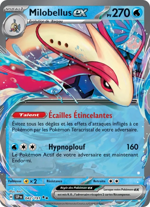 Milobellus-ex 042/191 - Étincelles Déferlantes - Holo - Pokémon JCC