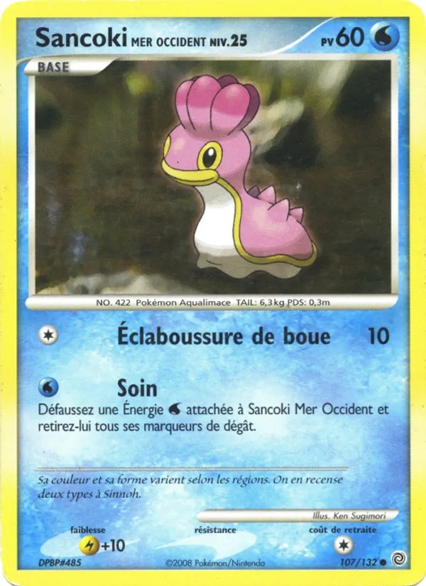 Sancoki Mer Occident 107/132 - Merveilles Secrètes - Pokémon JCC