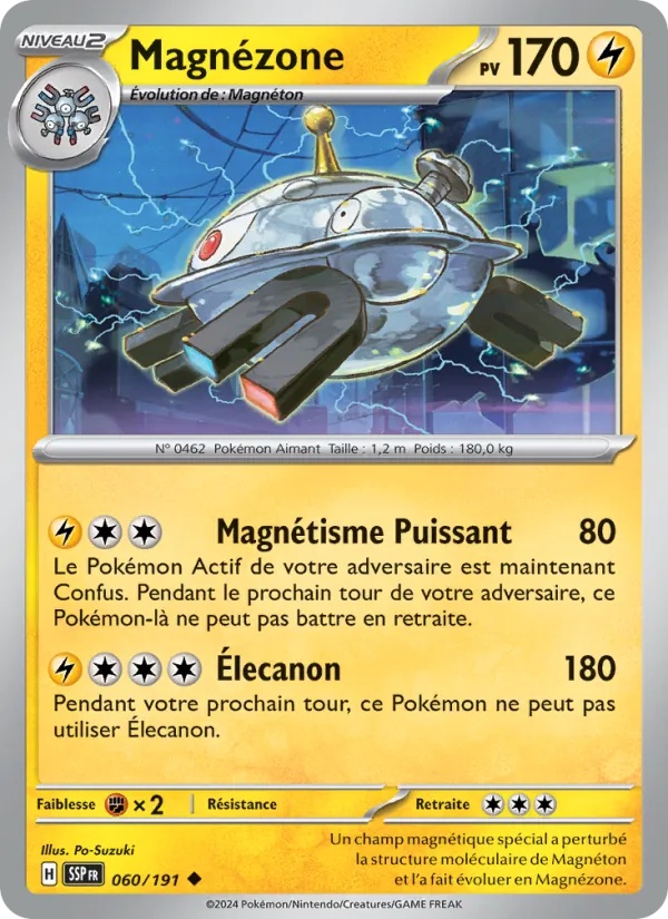 Magnézone 060/191 - Étincelles Déferlantes - Reverse - Pokémon JCC