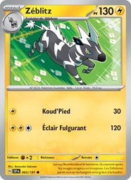 Zéblitz 063/191 - Étincelles Déferlantes - Reverse - Pokémon JCC