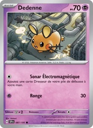 Dedenne 087/191 - Étincelles Déferlantes - Reverse - Pokémon JCC