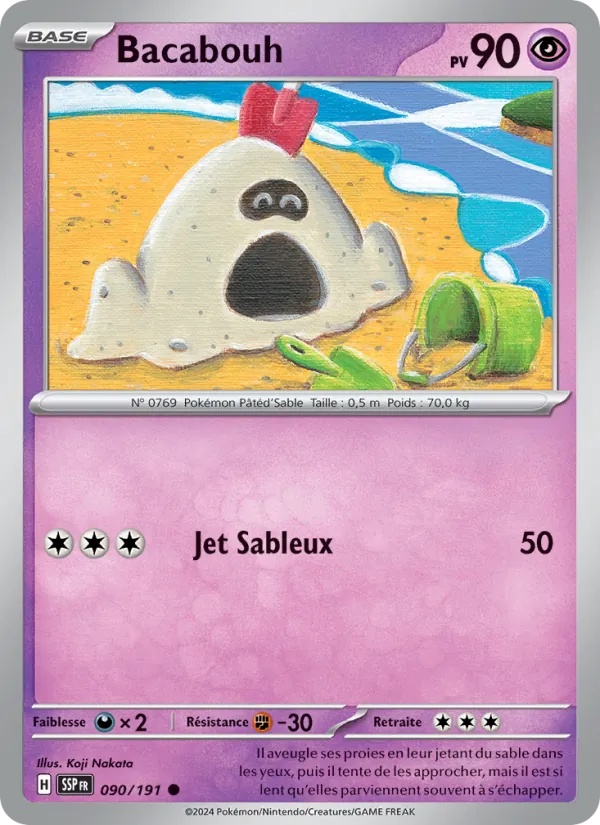 Bacabouh 090/191 - Étincelles Déferlantes - Reverse - Pokémon JCC