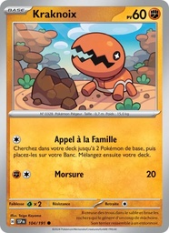 Kraknoix 104/191 - Étincelles Déferlantes - Reverse - Pokémon JCC