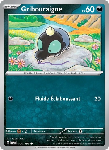 Gribouraigne 120/191 Reverse