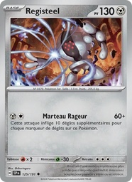Registeel 125/191 - Étincelles Déferlantes - Reverse - Pokémon JCC