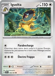 Iguolta 155/191 - Étincelles Déferlantes - Reverse - Pokémon JCC