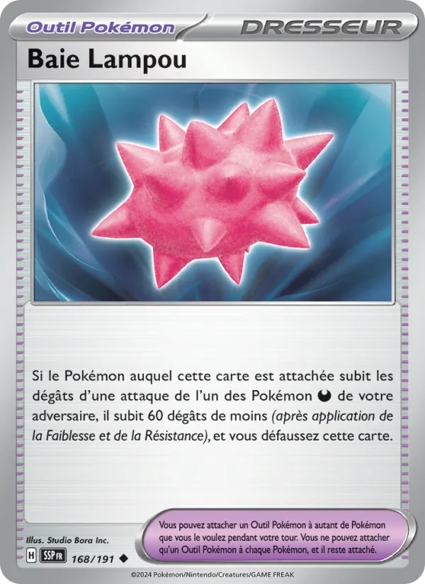 Baie Lampou 168/191 - Étincelles Déferlantes - Reverse - Pokémon JCC