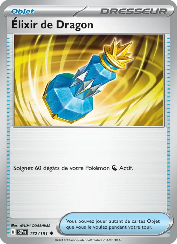 Élixir de Dragon 172/191 - Étincelles Déferlantes - Reverse - Pokémon JCC