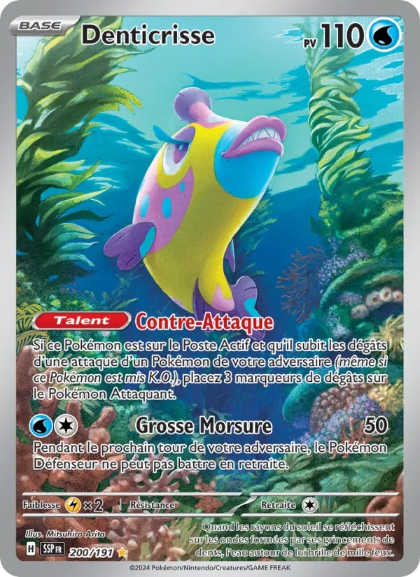 Denticrisse 200/191 - Étincelles Déferlantes - Holo - Pokémon JCC