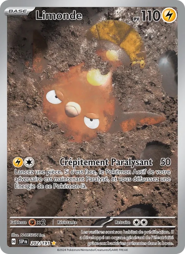 Limonde 202/191 - Étincelles Déferlantes - Holo - Pokémon JCC