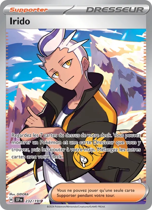 Irido 232/191 - Étincelles Déferlantes - Holo - Pokémon JCC