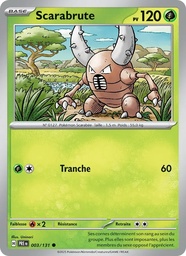 Scarabrute 003/131 - Évolutions Prismatiques - Reverse - Pokémon JCC