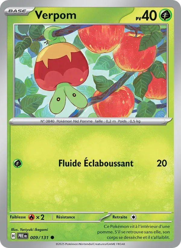 Verpom 009/131 - Évolutions Prismatiques - Reverse - Pokémon JCC