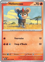Hélionceau 015/131 - Évolutions Prismatiques - Reverse - Pokémon JCC