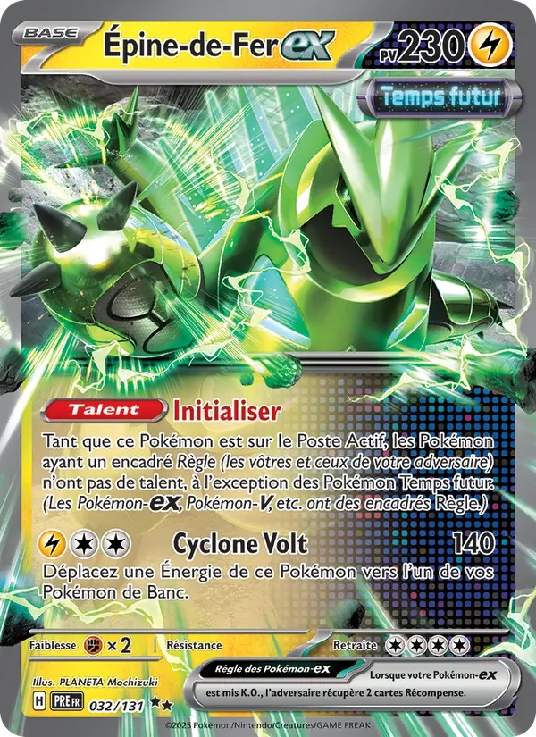 Épine-de-Fer-ex 032/131 - Évolutions Prismatiques - Holo - Pokémon JCC