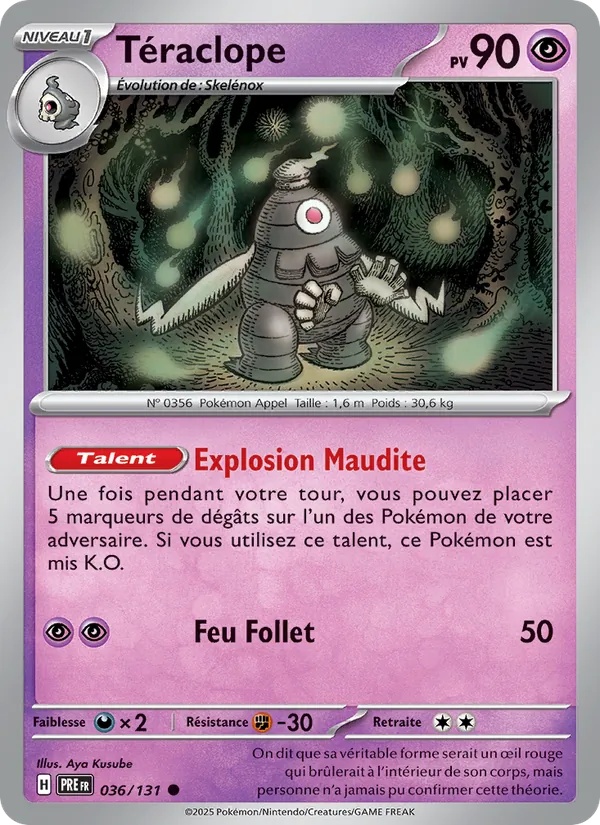 Téraclope 036/131 - Évolutions Prismatiques - Reverse - Pokémon JCC