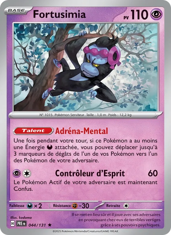 Fortusimia 044/131 - Évolutions Prismatiques - Reverse - Pokémon JCC