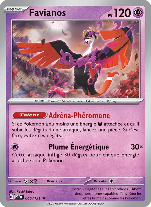 Favianos 045/131 - Évolutions Prismatiques - Reverse - Pokémon JCC